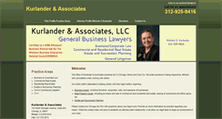 Desktop Screenshot of kurlanderlaw.com